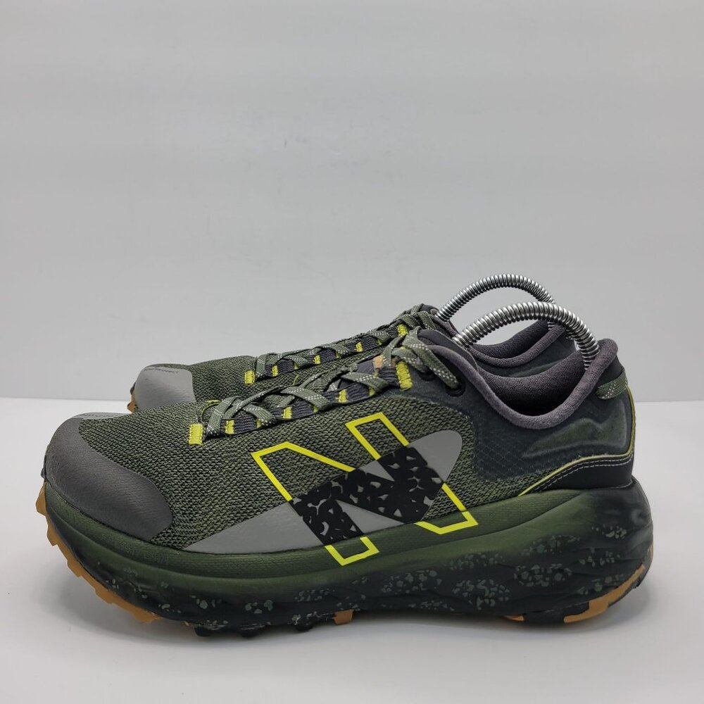 New Balance Fresh Foam More Trail V2 Men's Olive Green Running Shoes US Size 9.5 - Picture 2 of 10